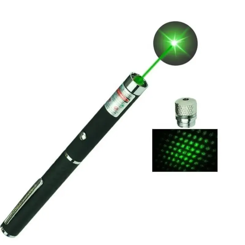 Powerful Green Laser Pointer Pen Long Range Adjustable Laser Light for Presentation Camping and Stargazing ( default, OS )