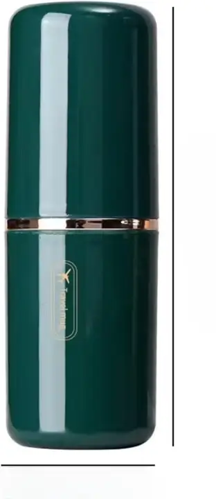 Travel Toothbrush Case, Plastic, Green, 2 Compartments ( multi, OS )