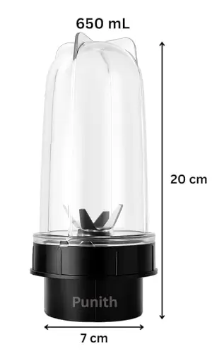 Super Delight Big Bullet Juicer Jar – ABS Plastic Mixer Accessory ( default, Standard )